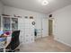 Office room with tile floors and storage shelving at 1720 W Elm St, Phoenix, AZ 85015