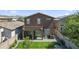 View of backyard showing pavers, small grass area, and privacy fence at 20217 W Desert Bloom St, Buckeye, AZ 85326