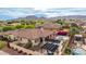 Desert home view includes backyard pool, patio, pergola, and mountain views at 20532 W Summit Pl, Buckeye, AZ 85396