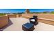Rooftop deck with seating and built-in bench enjoying mountain views at 22050 N 90Th St, Scottsdale, AZ 85255