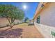 Spacious backyard with mature landscaping, perfect for outdoor activities and enjoying the Arizona sunshine at 2317 E Lynwood St, Mesa, AZ 85213