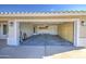 Spacious two-car garage with built-in storage and plenty of room for parking and projects at 2317 E Lynwood St, Mesa, AZ 85213