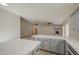 Open concept kitchen with modern white countertops and stainless steel appliances at 2317 E Lynwood St, Mesa, AZ 85213