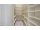 Spacious pantry with ample shelving for organized storage of kitchen goods and supplies at 2317 E Lynwood St, Mesa, AZ 85213