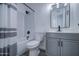Beautifully updated bathroom with subway tile shower, modern vanity, and sleek fixtures at 2833 W Marlette Ave, Phoenix, AZ 85017