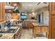 Spacious kitchen featuring granite countertops, stainless steel appliances, and a view to living area at 30330 N 77Th Pl, Scottsdale, AZ 85266