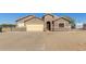 Single-story home with a neutral-colored exterior, an attached two-car garage, and a desert-style front yard at 3720 E Vista Grande --, San Tan Valley, AZ 85140