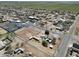 Aerial view outlining the parcel, featuring a private pool, horse facilities, and a expansive parcel at 3720 E Vista Grande --, San Tan Valley, AZ 85140