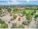Aerial view of a community park with playground, basketball court, and green space at 4079 E Shangri La Rd, Phoenix, AZ 85028