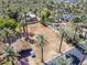 Aerial view of an empty residential lot, surrounded by mature landscaping and other homes at 4419 N 46Th Pl, Phoenix, AZ 85018