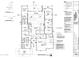 Detailed custom home floor plan showcasing layout with kitchen, bedrooms, bathrooms, living spaces, and room dimensions at 4419 N 46Th Pl, Phoenix, AZ 85018