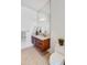 Modern bathroom with sleek vanity, large mirror, and minimalist design at 4747 N Scottsdale Rd # 4003, Scottsdale, AZ 85251