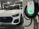 Electric vehicle charging station close to a white car, offers convenient charging for residents at 4747 N Scottsdale Rd # 4003, Scottsdale, AZ 85251