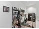 Well-organized home office space with standing desk and ample storage at 4747 N Scottsdale Rd # 4003, Scottsdale, AZ 85251