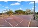 Community basketball court offers a place for residents to play basketball or other sports at 4756 E Ironhorse Rd, Gilbert, AZ 85297