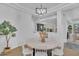 Inviting dining area featuring a round wood table and ample natural light at 4756 E Ironhorse Rd, Gilbert, AZ 85297