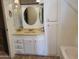 The bathroom features a vanity area with a sink and storage at 61 W Southern Ave # 63, Mesa, AZ 85210