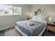 Cozy bedroom with a comfortable bed, bedside tables, lamps, and decorative touches at 6945 E Osborn Rd # E, Scottsdale, AZ 85251