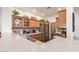 Bright kitchen features stainless steel appliances, light countertops, and hardwood floors at 7445 E Eagle Crest Dr # 1061, Mesa, AZ 85207