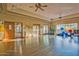 Spacious yoga room with wood floors, mirrored walls and plenty of space for fitness classes at 7445 E Eagle Crest Dr # 1061, Mesa, AZ 85207
