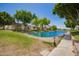 Picturesque pond surrounded by lush greenery, providing a peaceful backdrop for residents and community members at 7808 E Lewis Ave, Scottsdale, AZ 85257