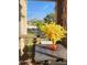 Bright balcony with views and a decorative table setting at 7860 E Camelback Rd # 404, Scottsdale, AZ 85251