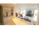 Bright living room with access to the outdoor balcony at 7860 E Camelback Rd # 404, Scottsdale, AZ 85251