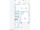 First floor of this home floor plan includes 2 car garage, kitchen, dining, and great room at 820 W Lark Dr, Queen Creek, AZ 85140
