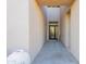 Elegant entryway featuring a decorative door, high ceilings, and modern design at 10772 E Running Deer Trl, Scottsdale, AZ 85262