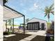 Beautiful backyard featuring a covered patio, sleek pool, and lush landscaping for outdoor enjoyment at 1111 E Coronado Rd, Phoenix, AZ 85006