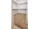 Spacious walk-in closet with carpet flooring and white shelving units provides ample storage at 15424 N 22Nd Ln, Phoenix, AZ 85023