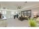 Large game room with comfortable seating, a foosball table, and large windows at 1952 W Yellowstone Way, Chandler, AZ 85248
