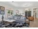 Open floor plan showcasing stylish decor, lots of light, and great layout at 1958 W Legends Way, Anthem, AZ 85086