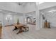 Large living room showcasing high ceilings, modern floors, and natural light at 2018 E Balboa Dr, Tempe, AZ 85282