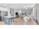 Spacious open-concept layout connecting the kitchen, dining, and living areas for modern living at 2150 W Alameda Rd # 1424, Phoenix, AZ 85085