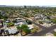 Aerial view of the neighborhood showcasing the property's proximity to city amenities and mature tree coverage at 2545 N 14Th St, Phoenix, AZ 85006