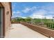 Enjoy beautiful mountain views from this spacious outdoor balcony at 26956 N 83Rd Gln, Peoria, AZ 85383