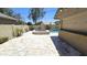 The backyard features a jacuzzi, a swimming pool, and decorative tilework at 28093 N Pasture Canyon Dr, San Tan Valley, AZ 85143