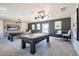 Community game room with billiard tables and stylish modern decor at 305 S Val Vista Dr # 243, Mesa, AZ 85204