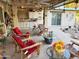 Outdoor patio area with multiple chairs, tables and an outdoor kitchen for entertaining at 3231 N 81St Pl, Scottsdale, AZ 85251