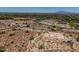 Large desert homesite showing desert landscape, access roads and property lines at 3284 W Highlands Dr, Buckeye, AZ 85396