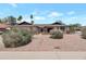 Charming single-story home featuring a desert-landscaped front yard and red brick accents at 350 E Huber St, Mesa, AZ 85201