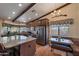 Kitchen with beautiful wood cabinets, stainless appliances and breakfast nook at 350 E Huber St, Mesa, AZ 85201