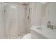Modern bathroom with stand up shower and tile flooring at 35019 N Central Ave, Phoenix, AZ 85086