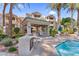 Relaxing poolside cabana with seating, surrounded by well-manicured landscaping and providing shade and comfort at 3830 E Lakewood E Pkwy # 2126, Phoenix, AZ 85048