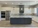 Gourmet kitchen with stainless steel appliances, granite countertops, and a large island at 4079 E Roosevelt St, Apache Junction, AZ 85119