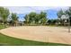 Community basketball court and park with trees and covered picnic tables at 4266 E Blue Sage Ct, Gilbert, AZ 85297