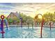 Zero entry community pool and splashpad at 4266 E Blue Sage Ct, Gilbert, AZ 85297