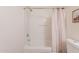 Well-maintained bathroom with a tub-shower, neutral walls, and functional design at 4642 E Sierrita Rd, San Tan Valley, AZ 85143