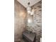 Chic bathroom features a unique vanity with decorative pendant lighting and designer tile at 15215 N Kierland Blvd # 636, Scottsdale, AZ 85254